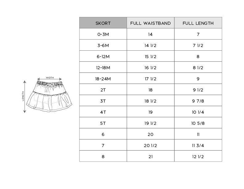 Girl's Skort