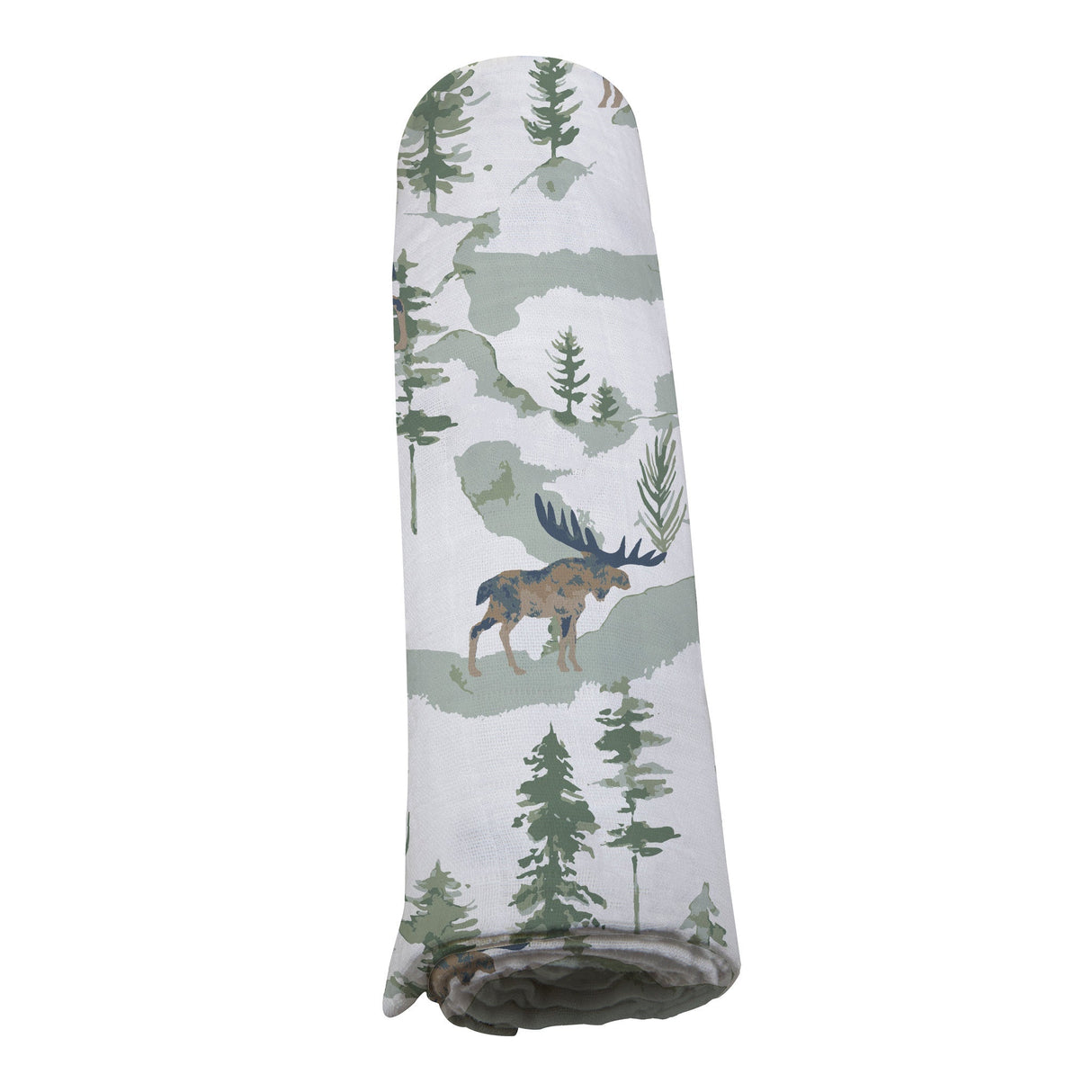 Mountain Moose Swaddle - HoneyBug