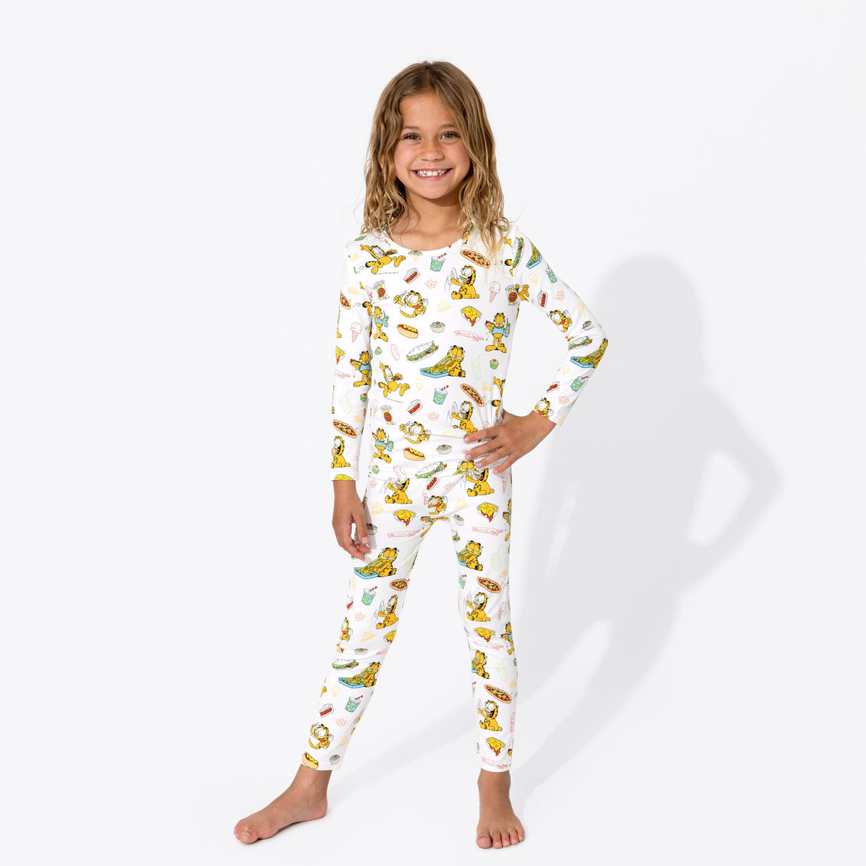 Garfield: Snack Attack Bamboo Kids Pajamas - HoneyBug