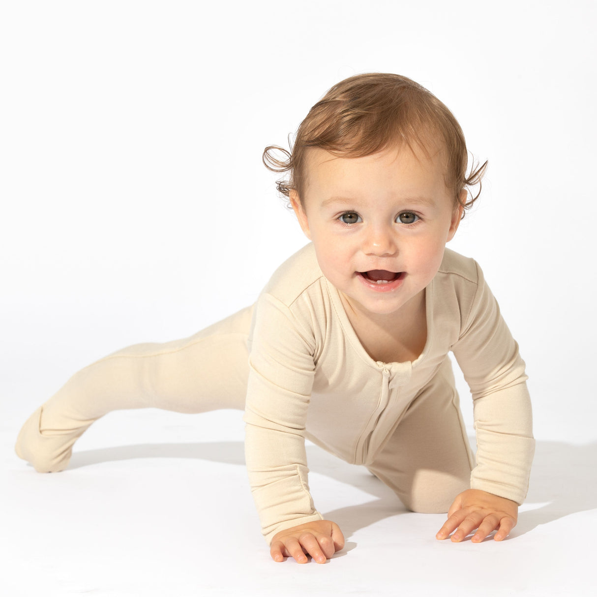Oat Bamboo Convertible Footie - HoneyBug