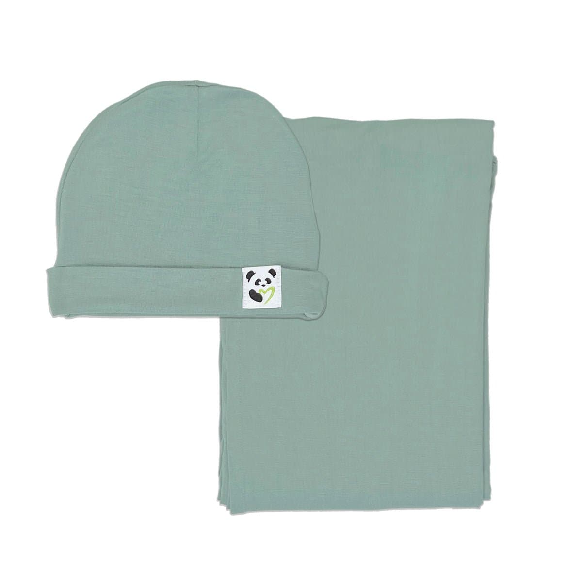 Bamboo Swaddle & Beanie Set - HoneyBug