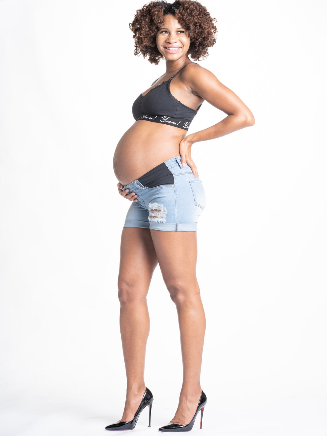 Soma Maternity Jean Shorts - HoneyBug