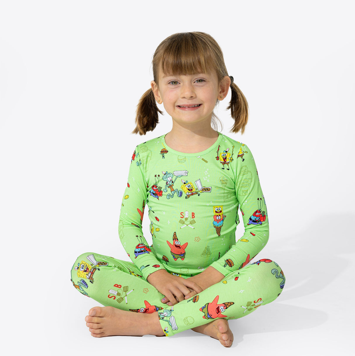 SpongeBob SquarePants: Foodie Bamboo Kids Pajamas - HoneyBug