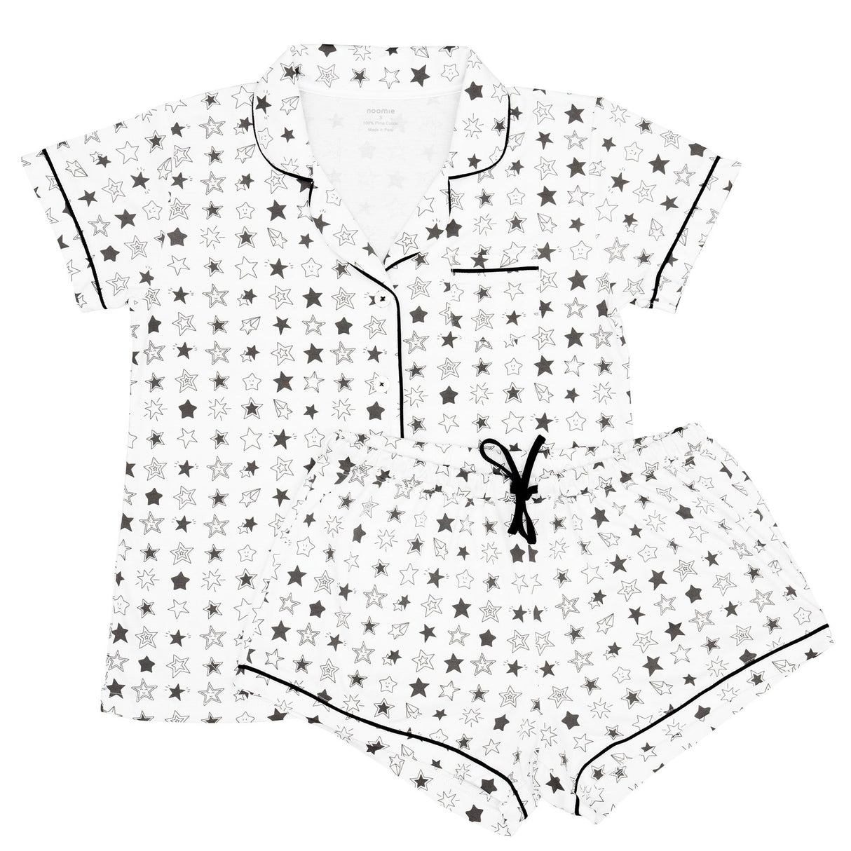 Super Stars Women's Short Sleeve Pajama Set - HoneyBug