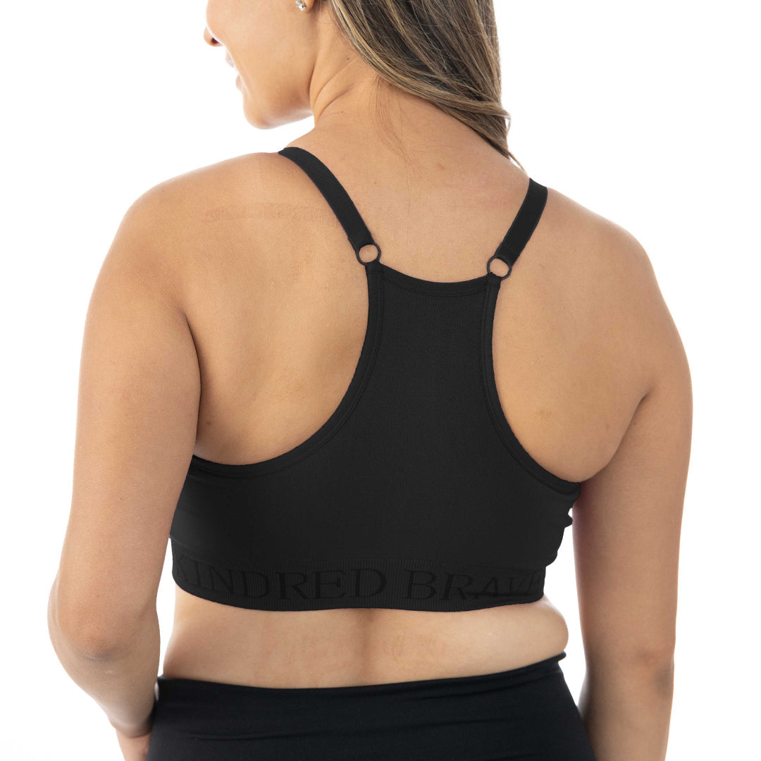 Sublime® Nursing Sports Bra | Black - HoneyBug