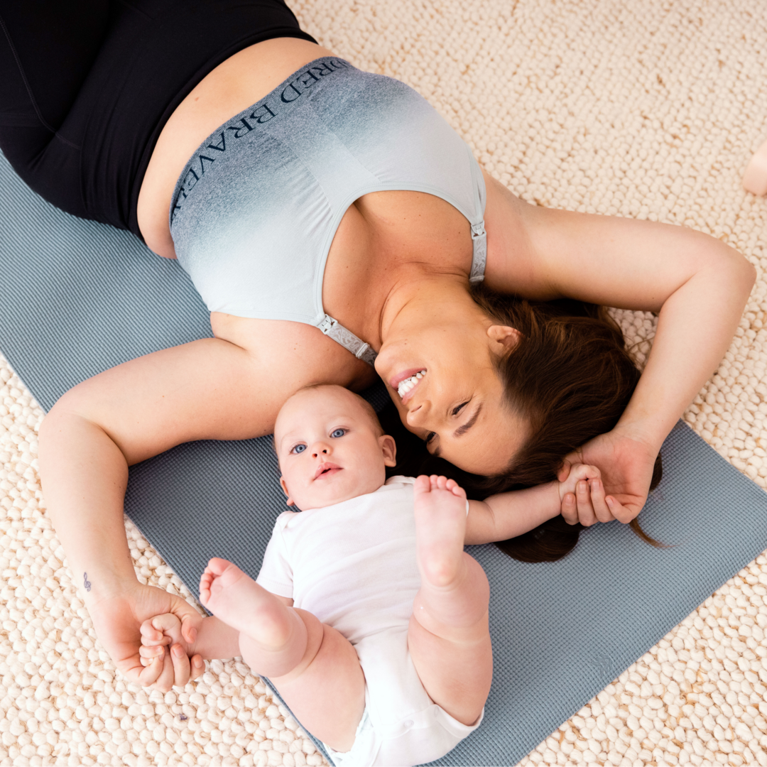 Sublime® Nursing Sports Bra | Ombre Storm - HoneyBug