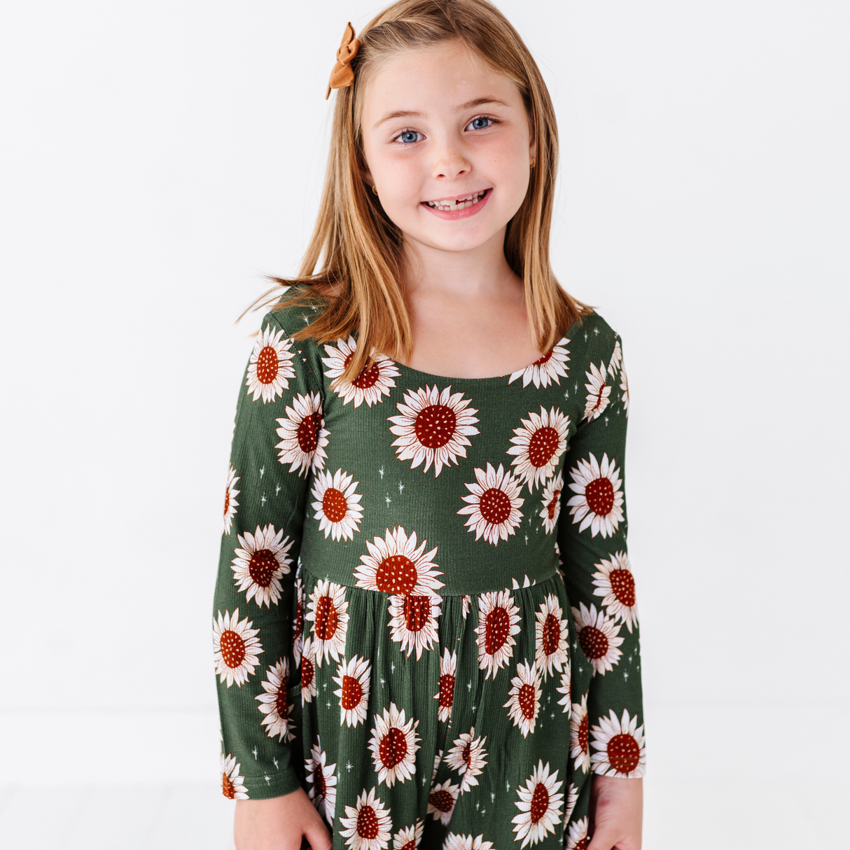 Rustic Blooms Ribbed Romper - HoneyBug