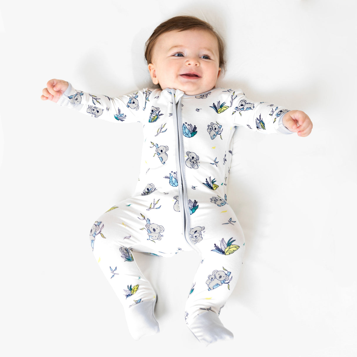 Koala Bamboo Convertible Footie - HoneyBug