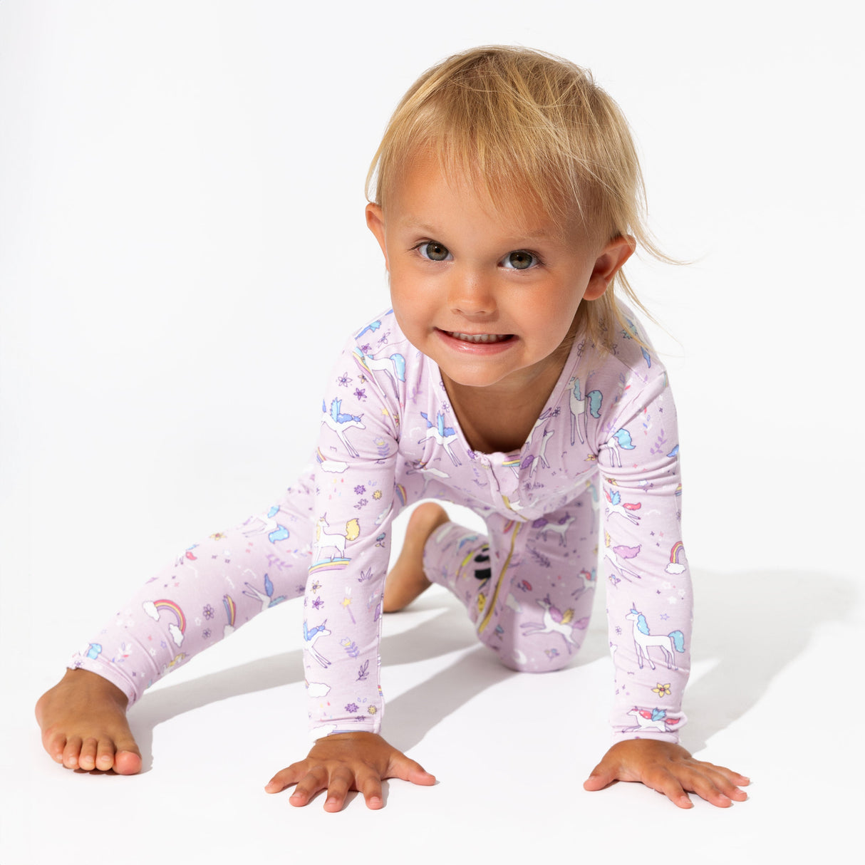 Enchanted Unicorn Bamboo Convertible Footie - HoneyBug