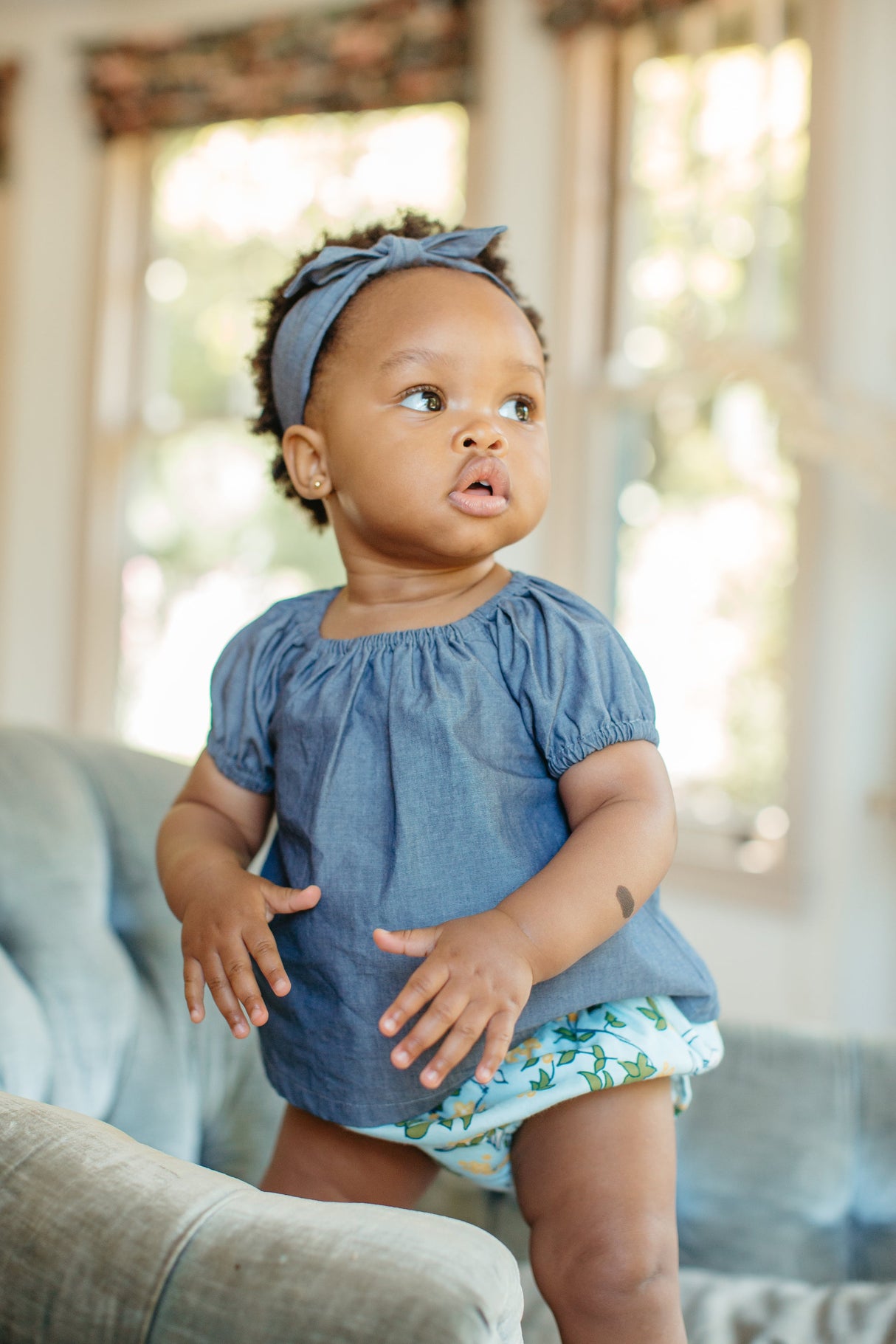 Blouse - Chambray - HoneyBug