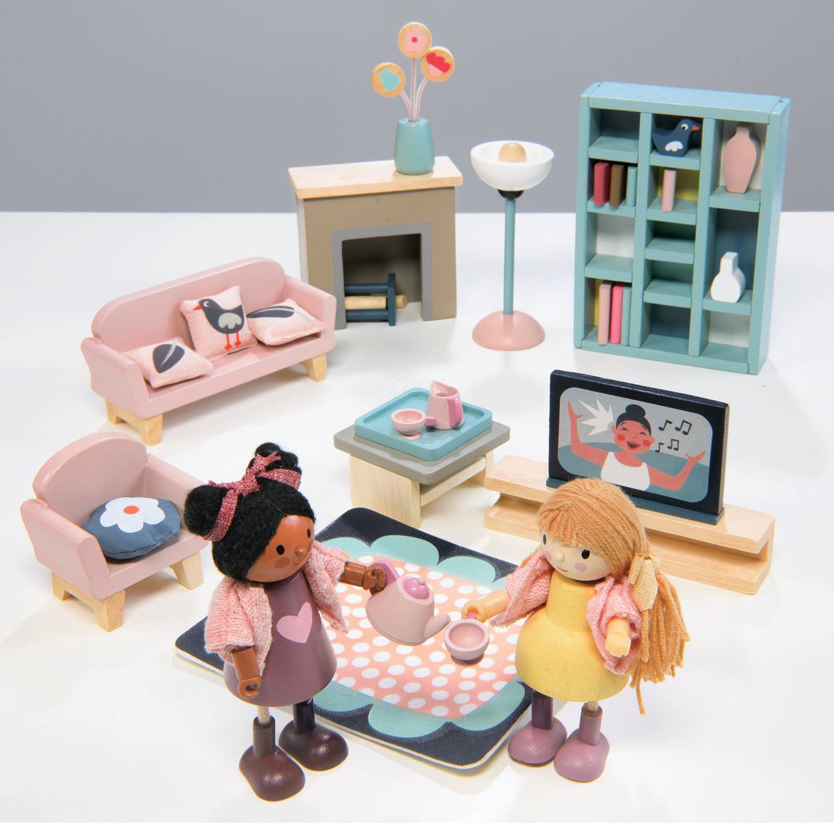 Dolls House Sitting Room Furniture - HoneyBug