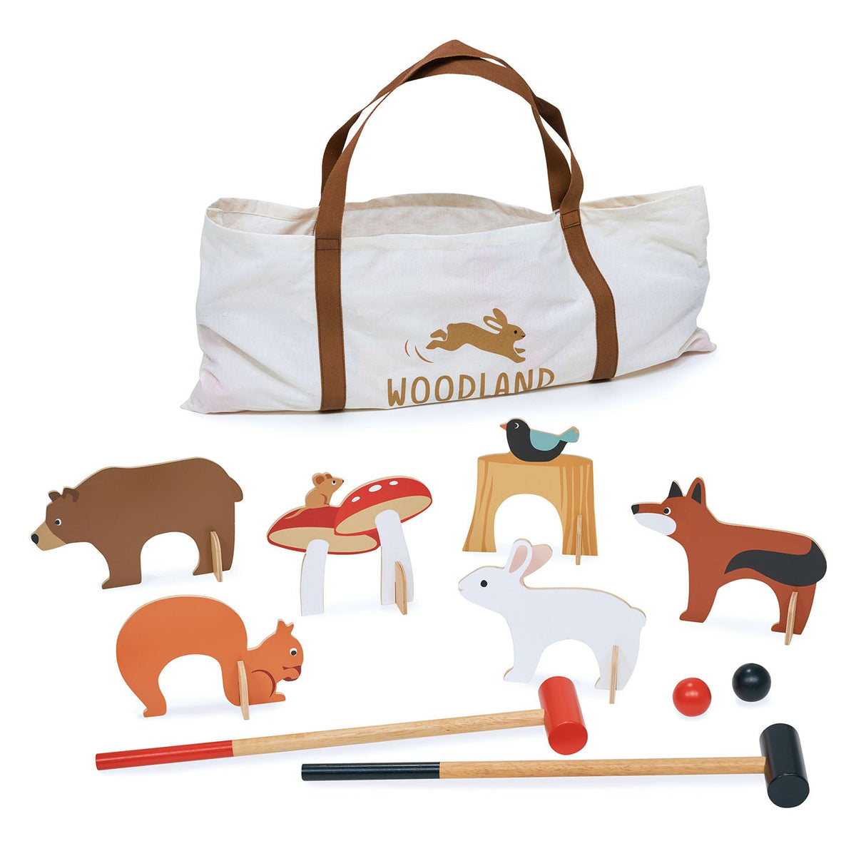 Woodland Indoor Croquet Set - HoneyBug