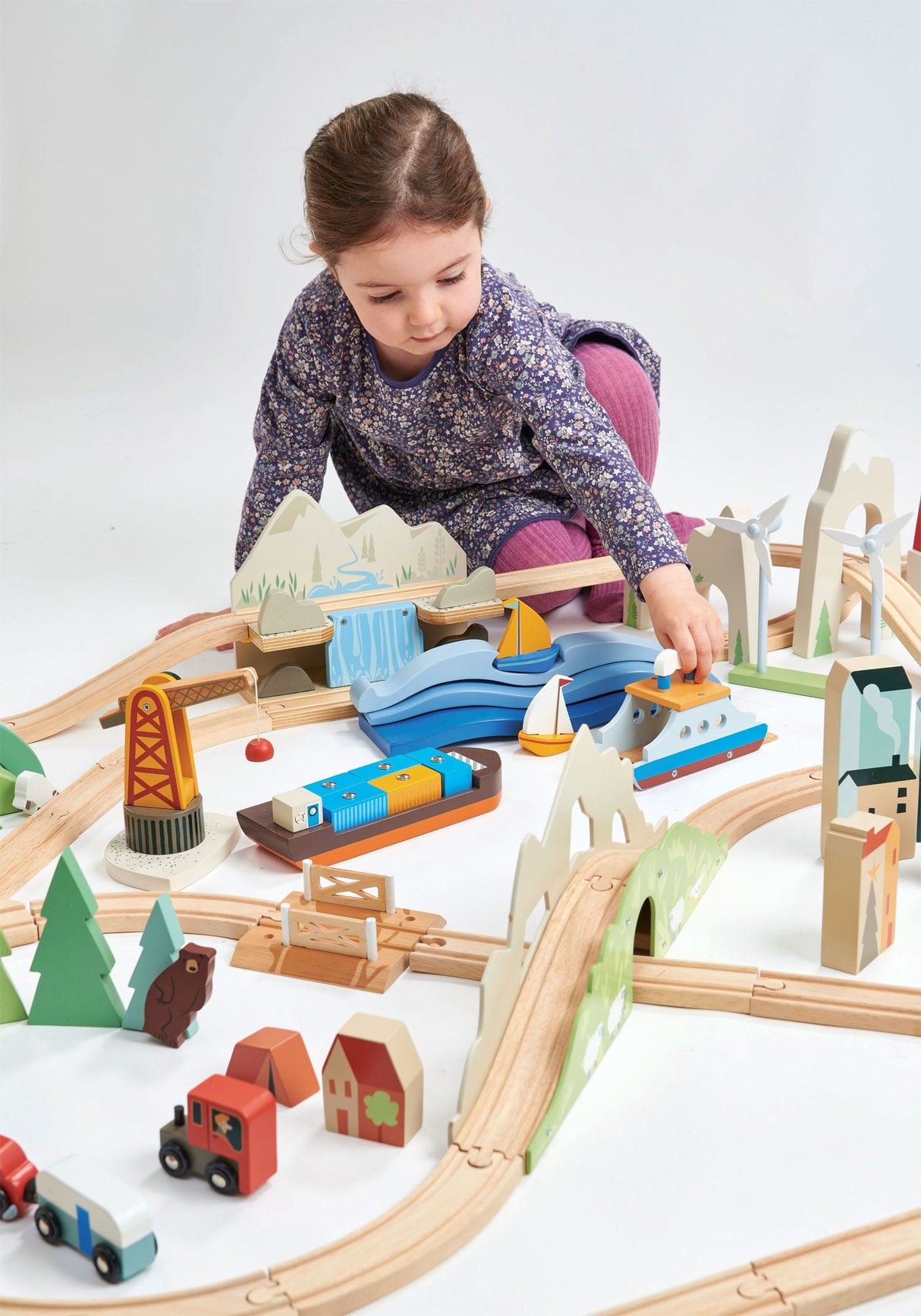 Mountain View Train set - HoneyBug
