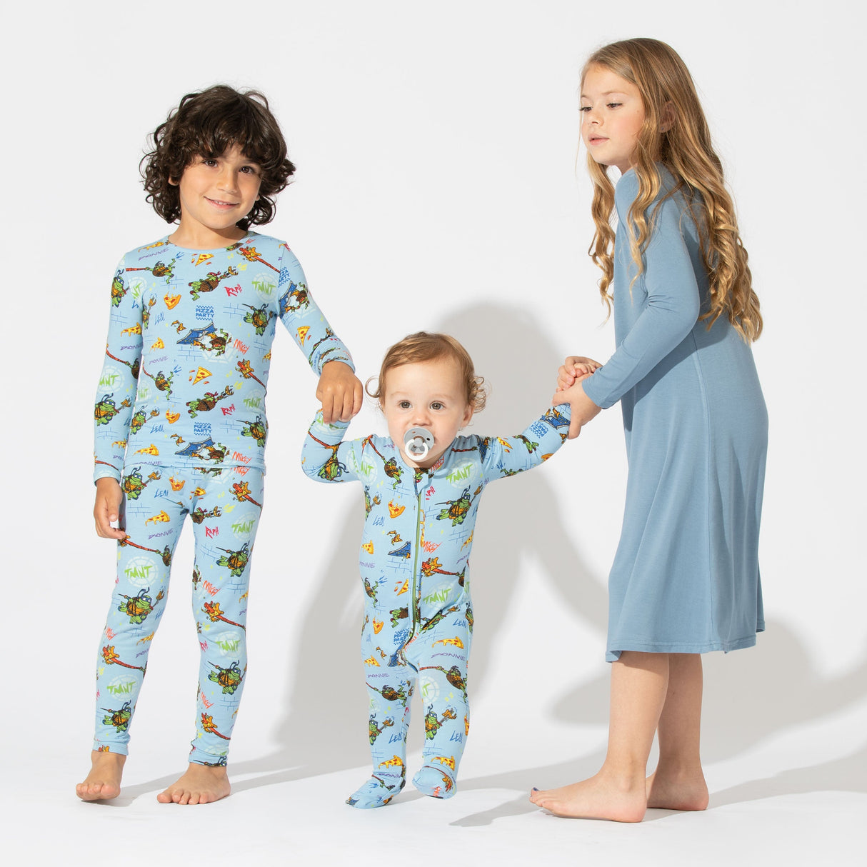 Teenage Mutant Ninja Turtles: Mutant Mayhem Movie Bamboo Kids Pajamas - HoneyBug