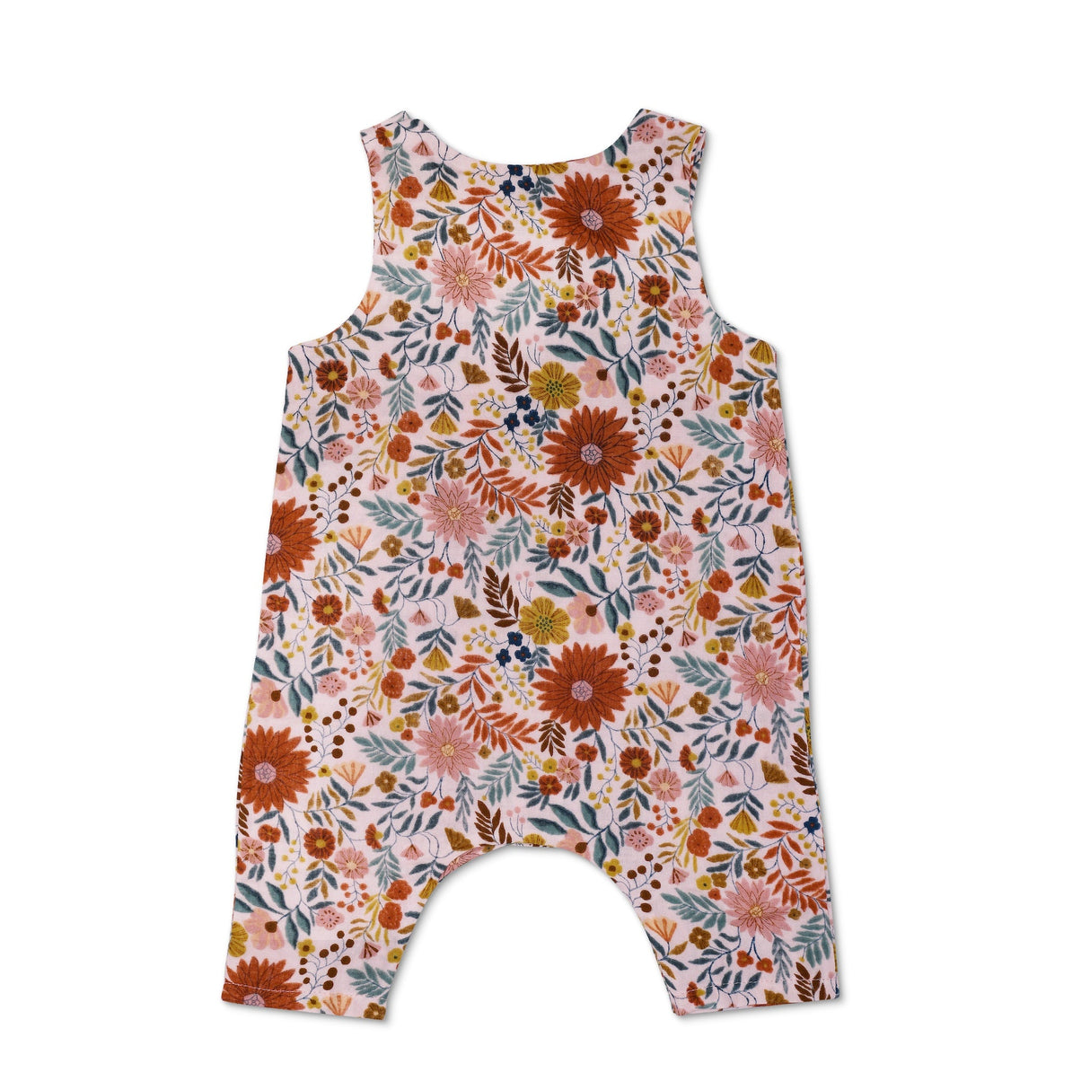 Muslin Jumpsuit - Zinnia Bloom - HoneyBug