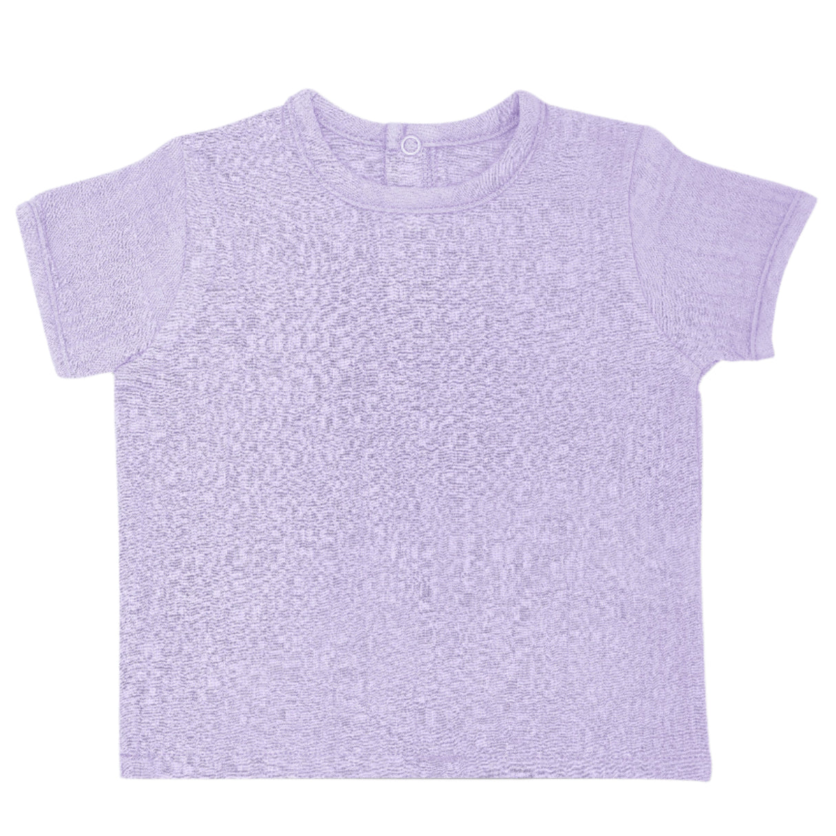 Muslin Short Sleeve Shirt - Lavender - HoneyBug