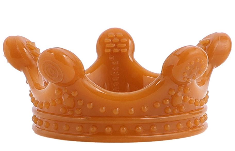 Haakaa Silicone Crown Teether - Amber - HoneyBug