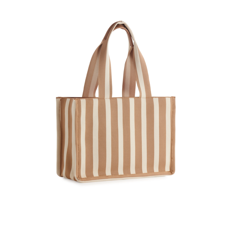 Isla Boxy Tote - Tan - HoneyBug