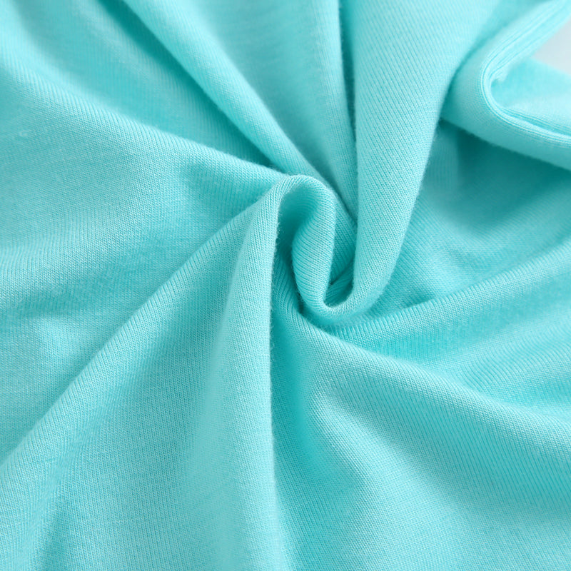 Tranquil Turquoise Bamboo Swaddle Blanket