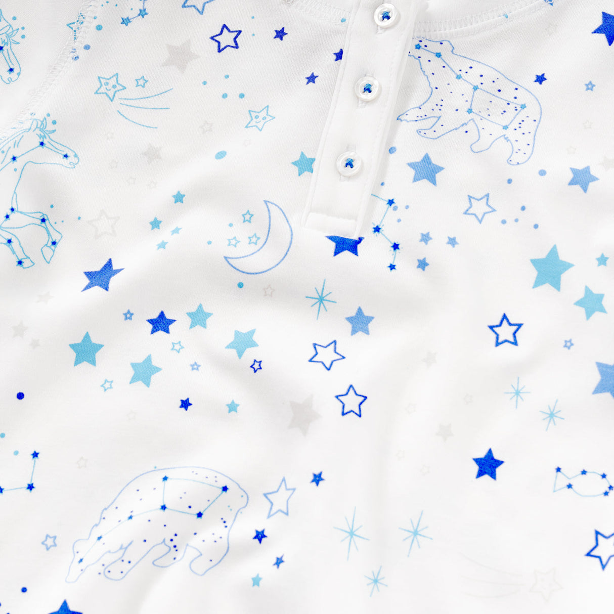 Stars & Constellation Blue Pajamas - HoneyBug
