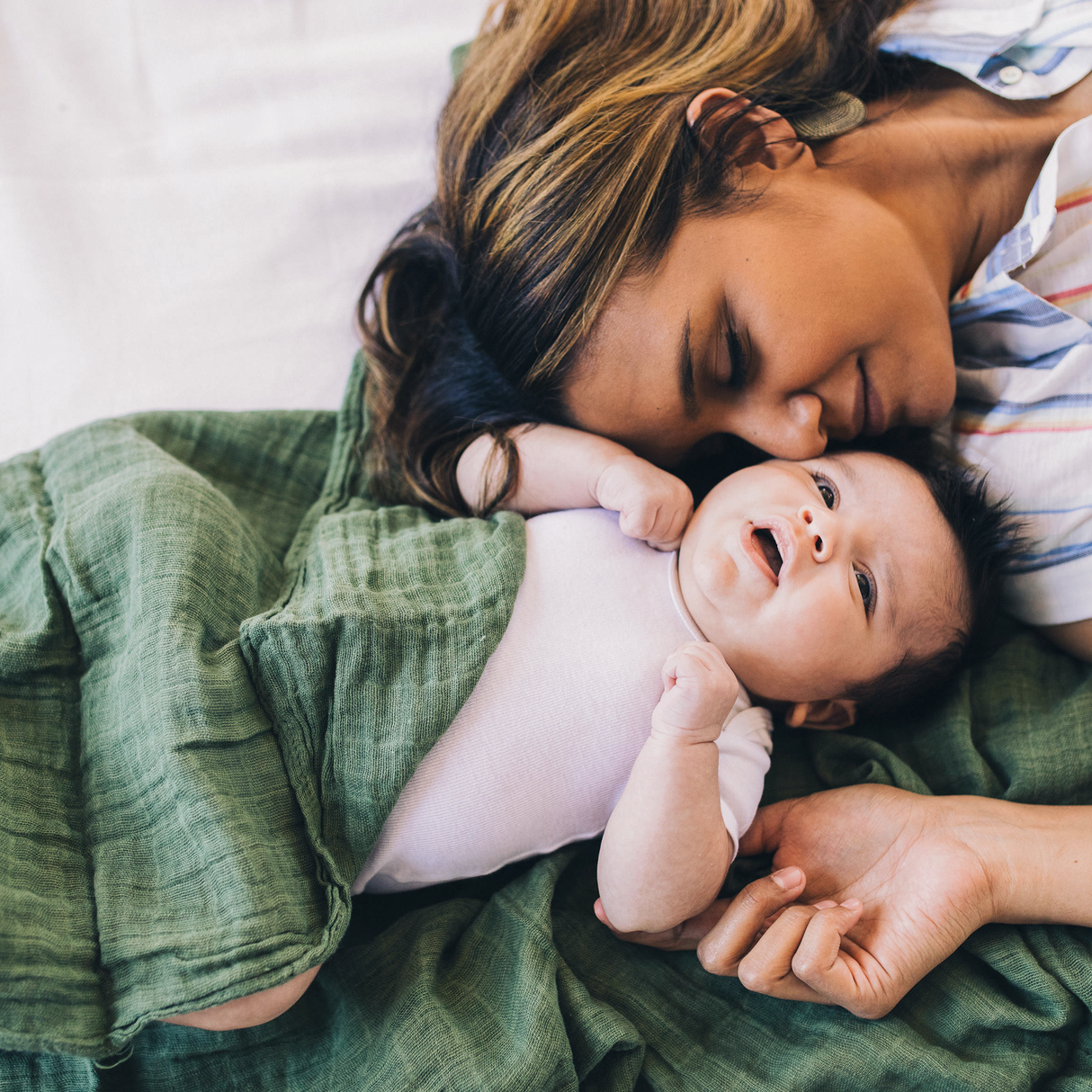 Cotton Muslin Swaddle Blanket 3 Pack - Forest Friends 2 - HoneyBug