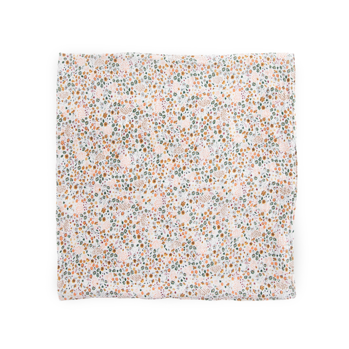 Cotton Muslin Swaddle Blanket 3 Pack - Pressed Petals - HoneyBug