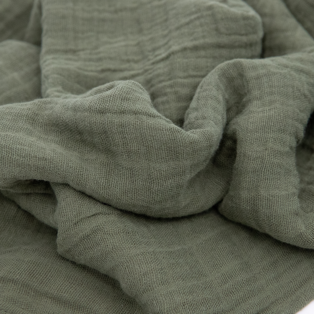 Cotton Muslin Swaddle Blanket 3 Pack - Fern 2 - HoneyBug