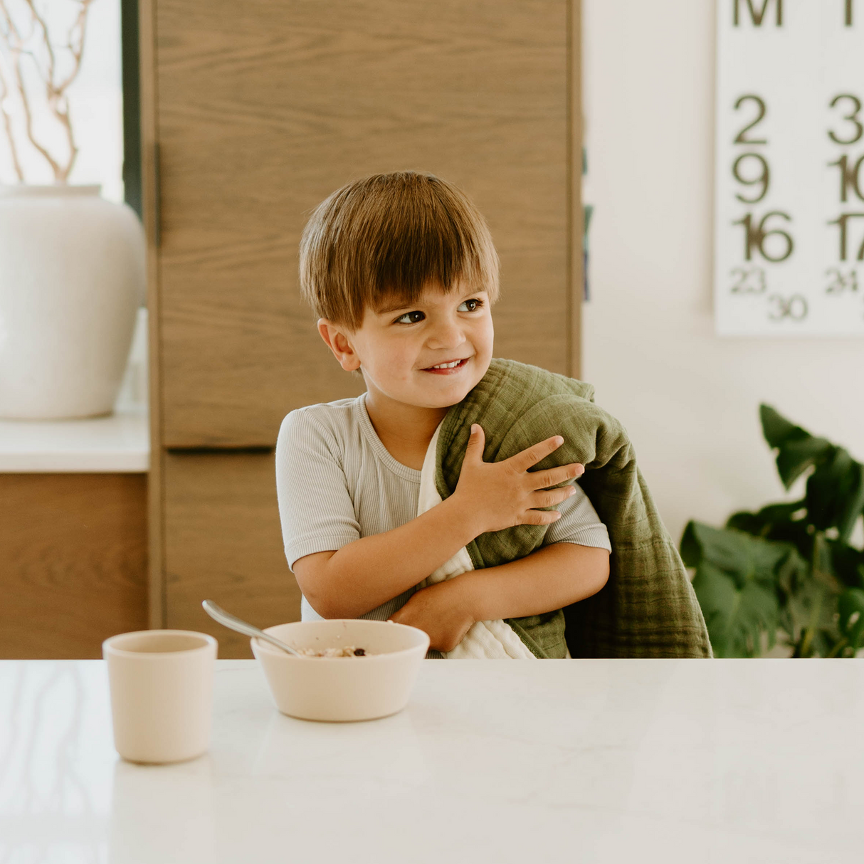 Original Cotton Muslin Quilt - Fern - HoneyBug