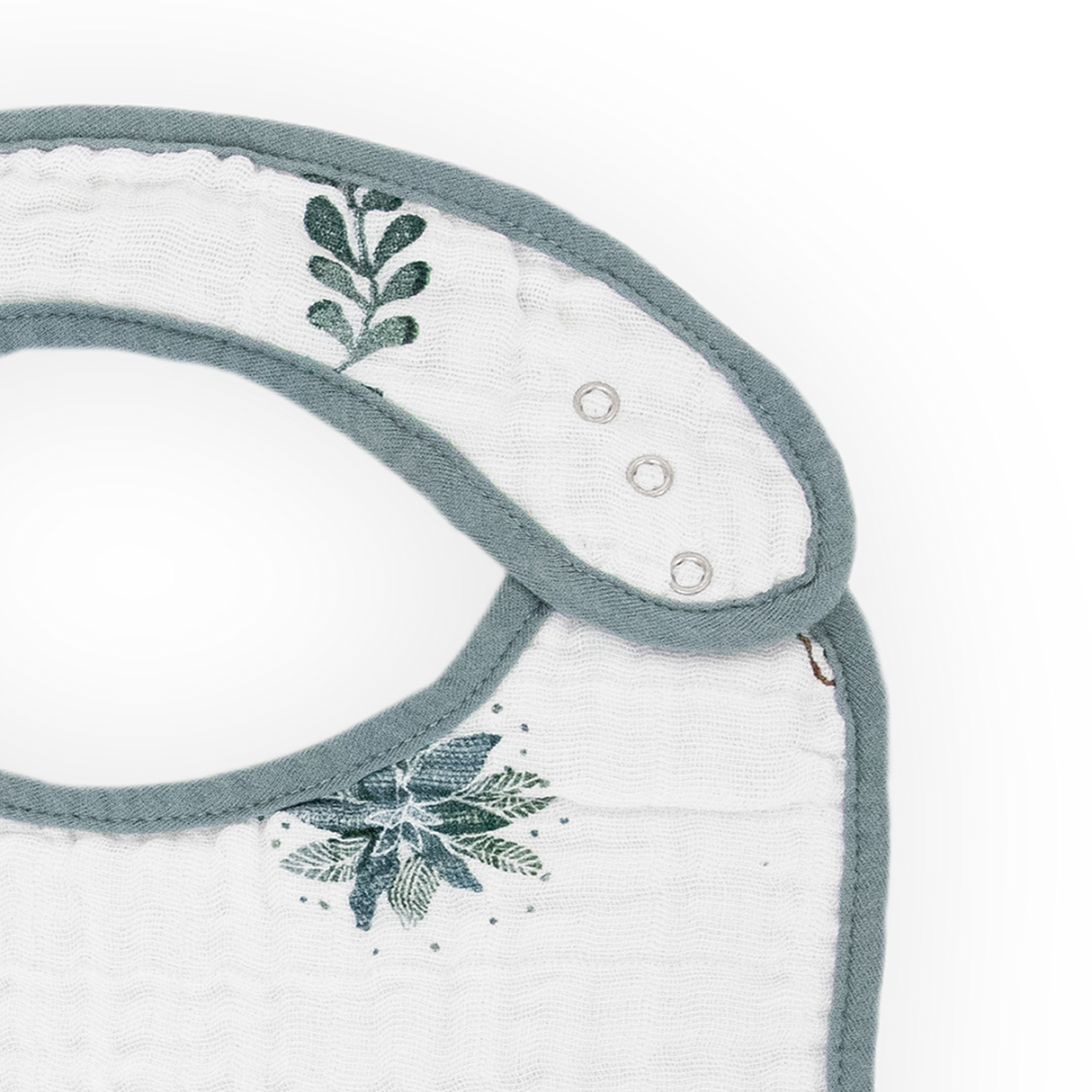 Cotton Muslin Classic Bib 3 pack - Bison - HoneyBug