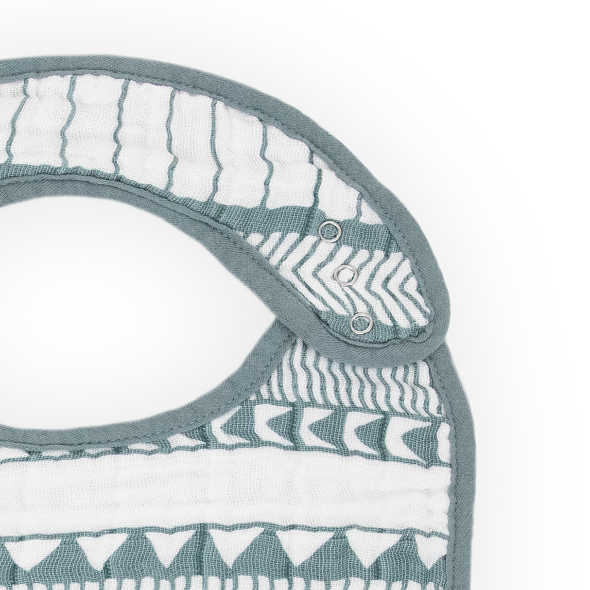 Cotton Muslin Classic Bib 3 pack - Bison - HoneyBug