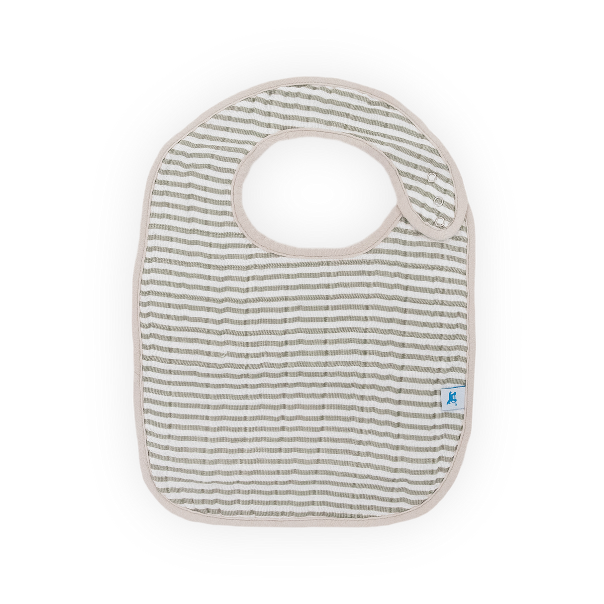 Cotton Muslin Classic Bib 3 Pack - Watercolor Roses - HoneyBug