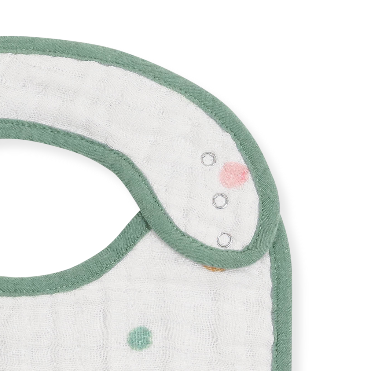 Cotton Muslin Classic Bib 3 Pack - Party Animals - HoneyBug