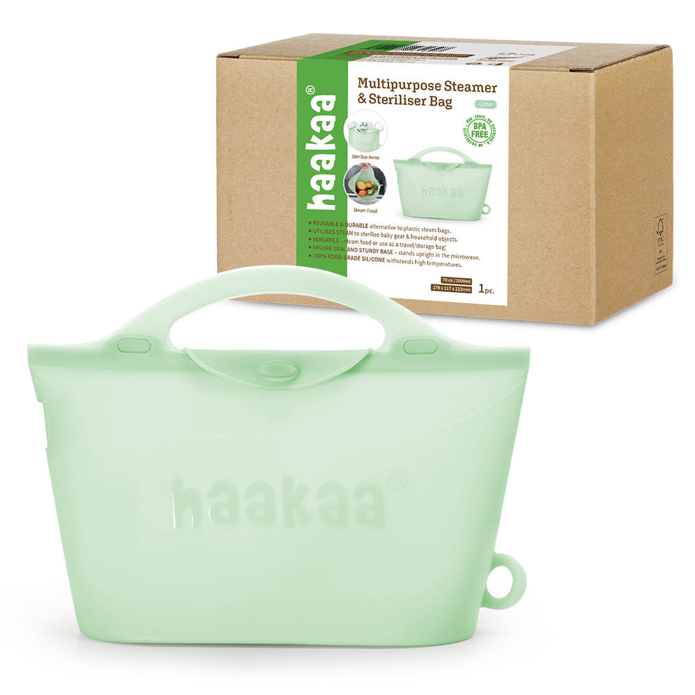 Haakaa Multipurpose Steamer & Steriliser Bag - HoneyBug
