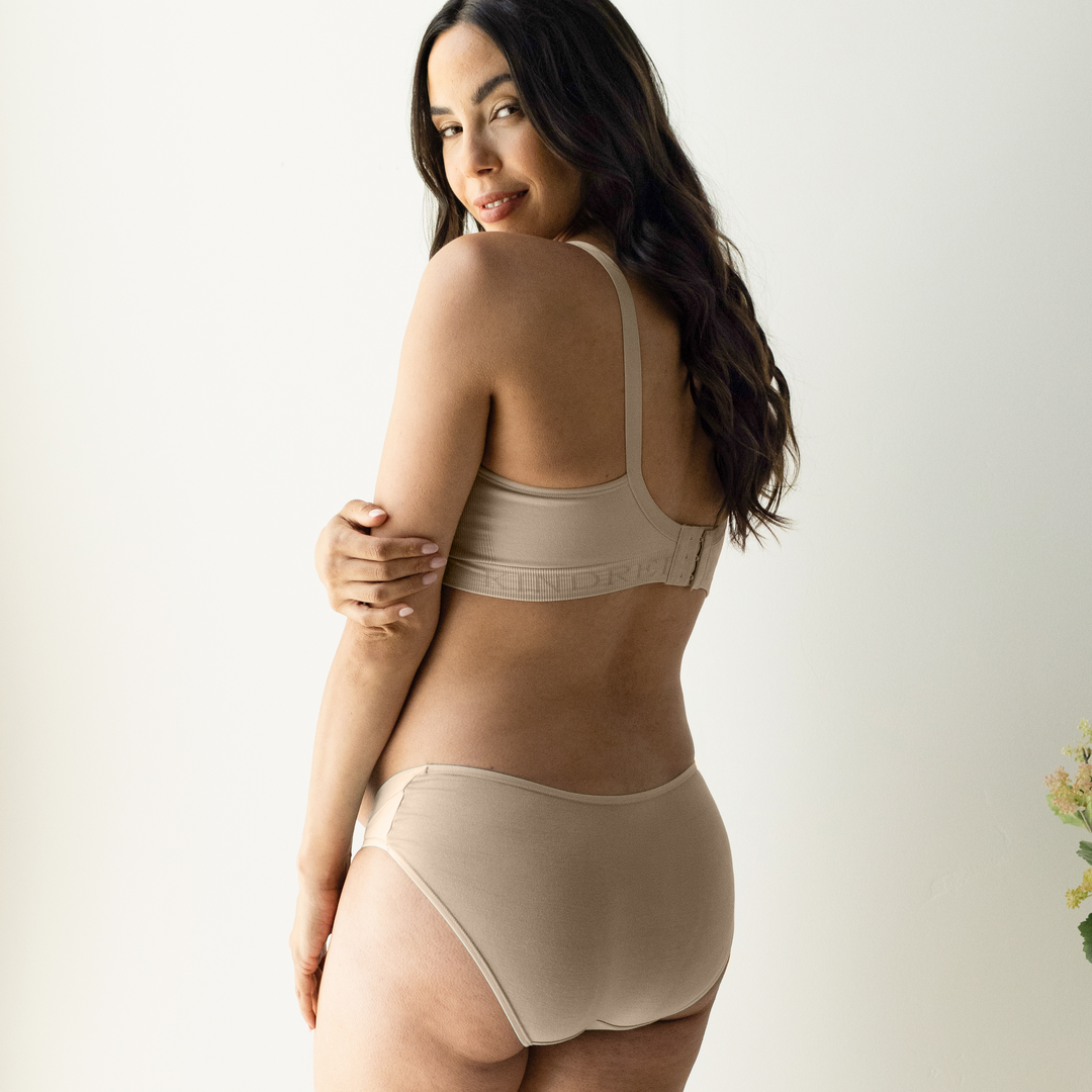 Under-the-Bump Bikini Underwear (5-Pack) | Low Rise Style - Neutrals - HoneyBug