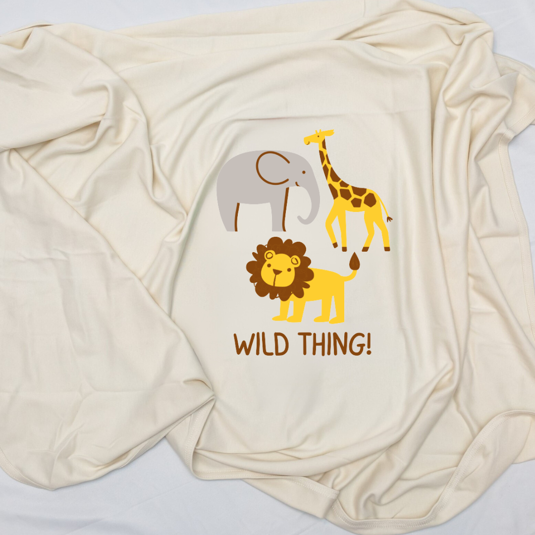 Wild Thing Baby Blanket - HoneyBug