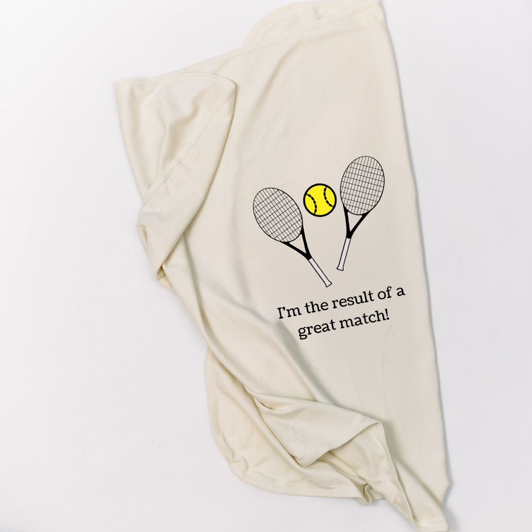 Tennis Baby Blanket - HoneyBug