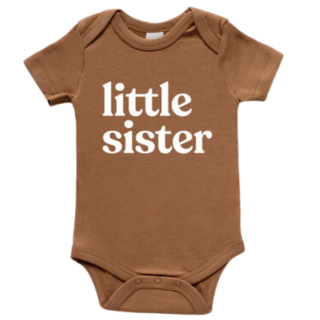 Little Sister Organic Baby Bodysuit - HoneyBug