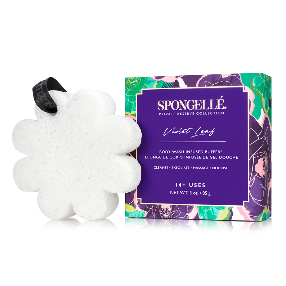 Violet Leaf | Boxed Flower - HoneyBug