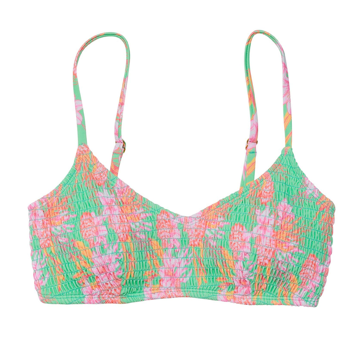 Womens Coastal Shells Sustainable Bikini Top - HoneyBug