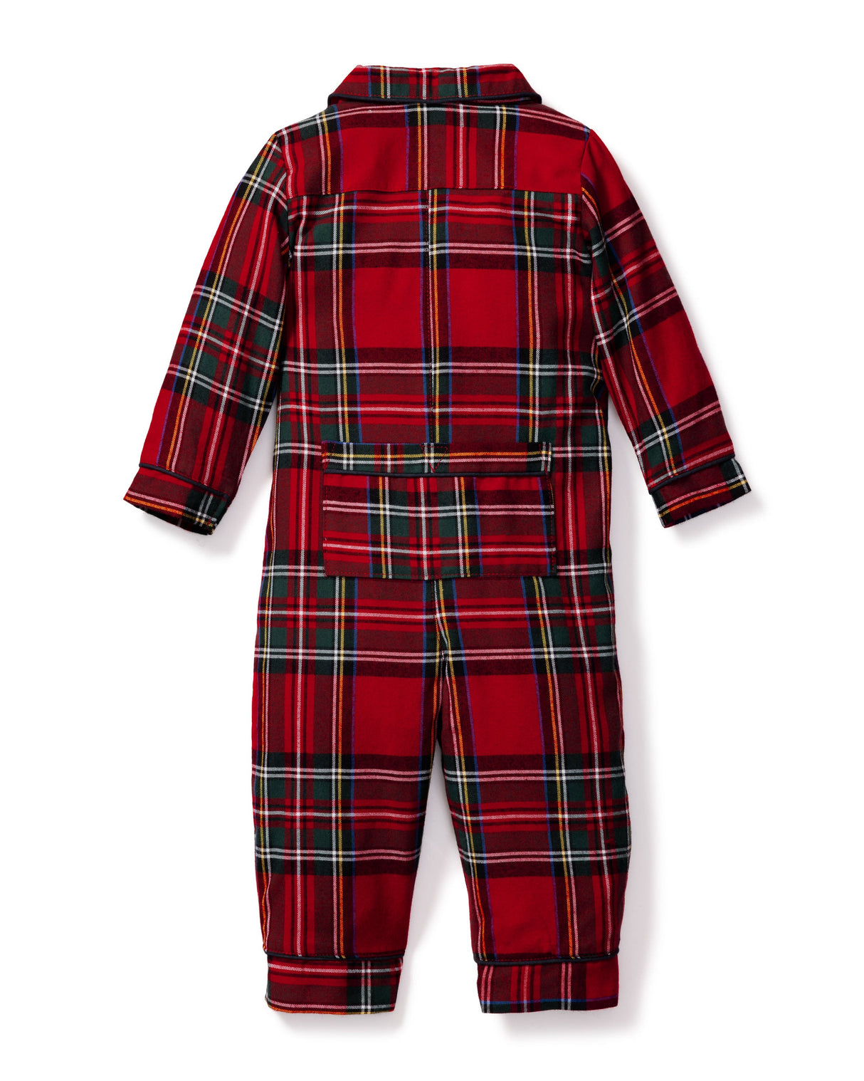 Baby's Brushed Twill Classic Romper in Imperial Tartan - HoneyBug