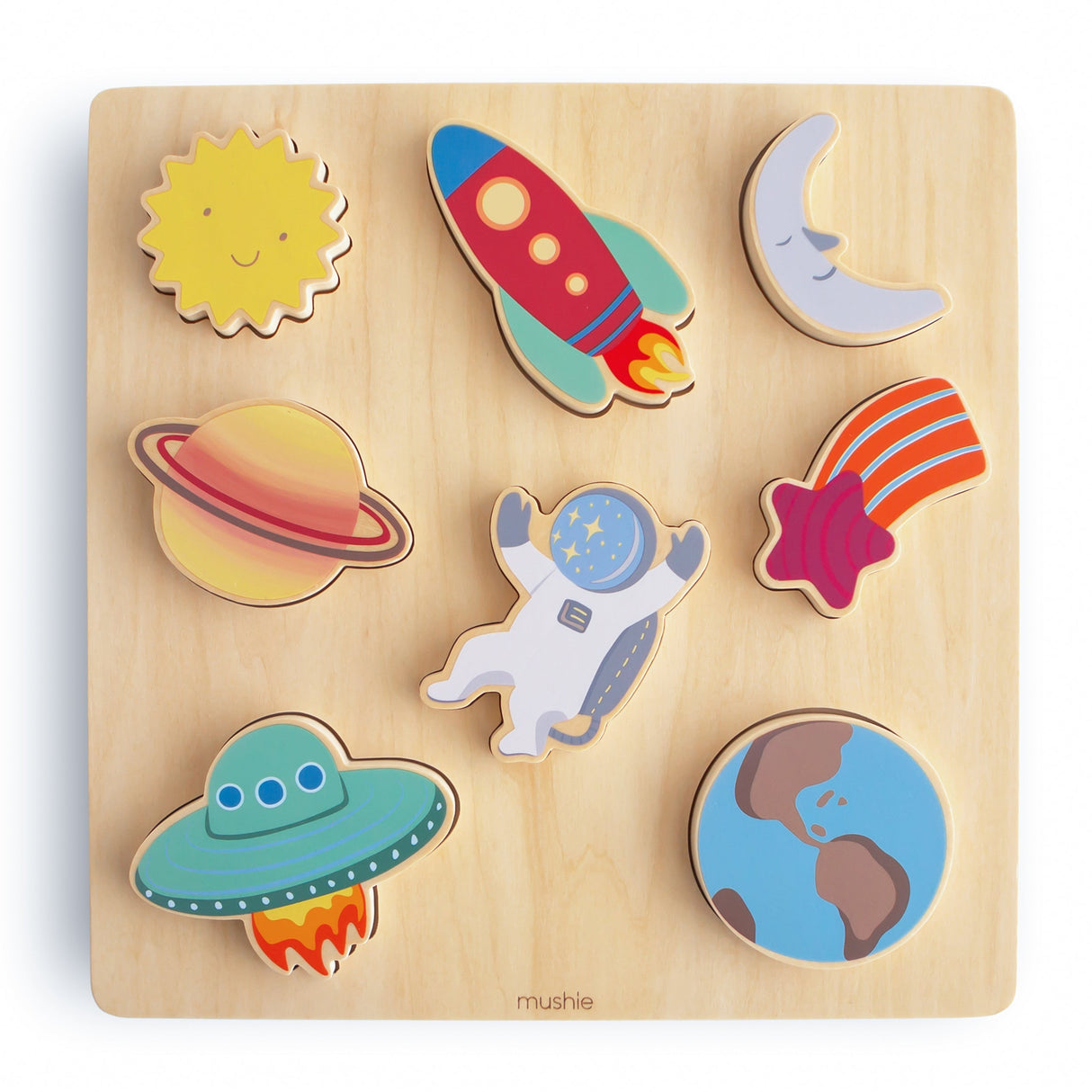 Wooden Space Puzzle - HoneyBug