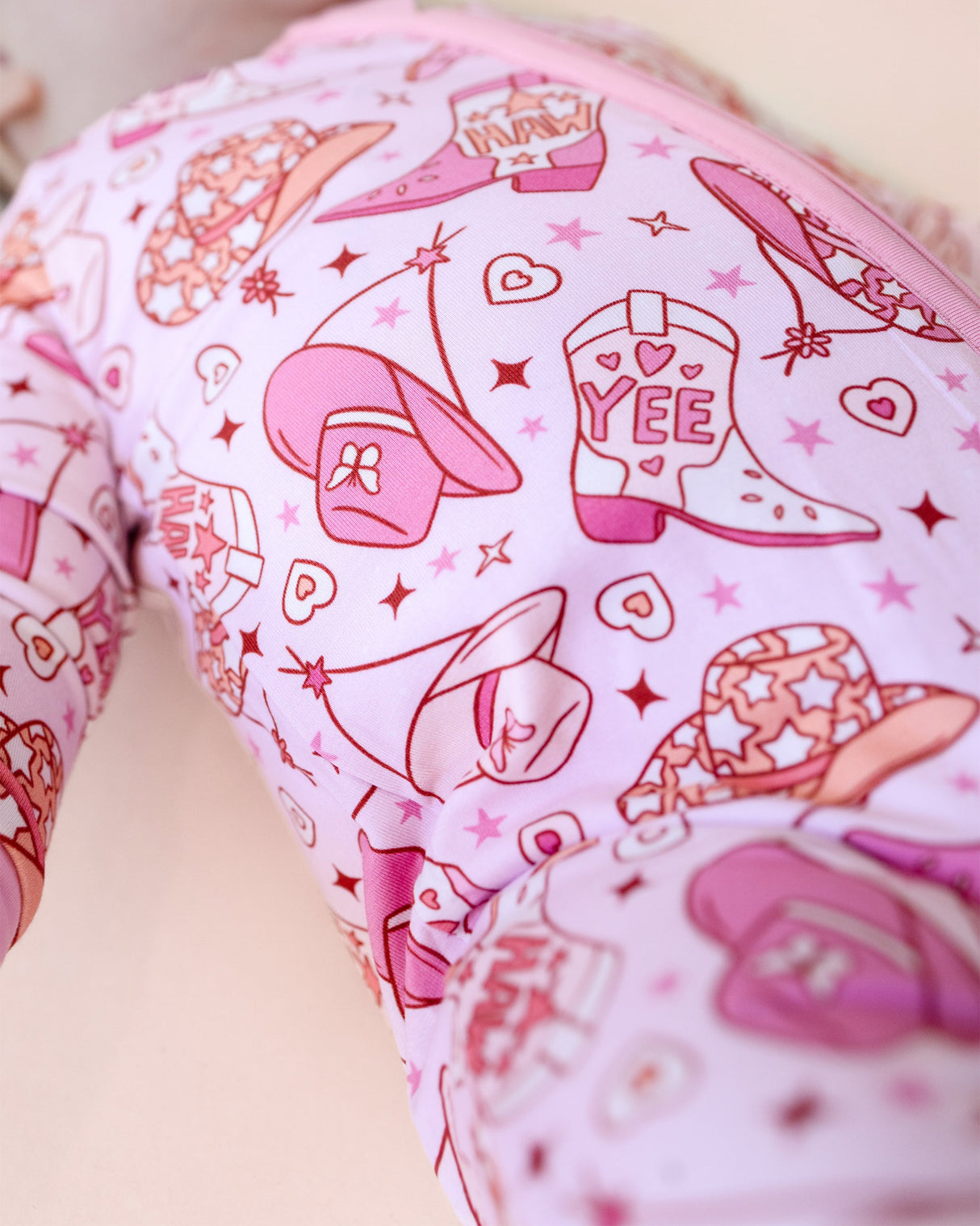 Bamboo Zip Romper | Cowgirl - HoneyBug