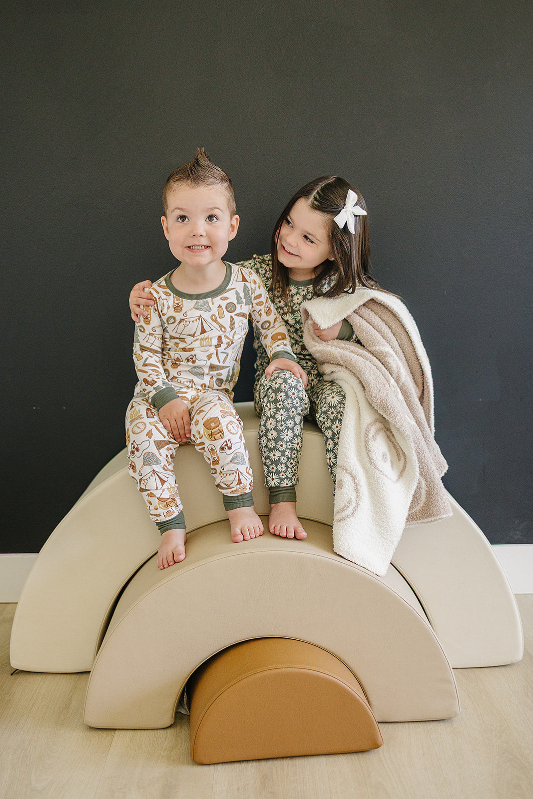 Camping Trip Ribbed Bamboo Cozy Set - HoneyBug