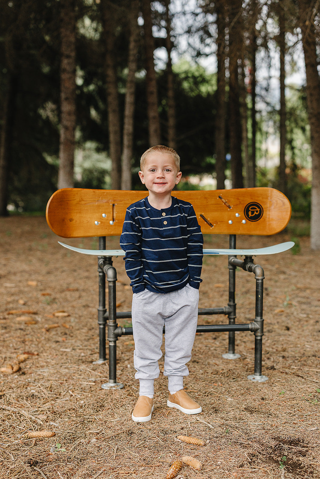 Navy Stripe Long Sleeve Tee - HoneyBug