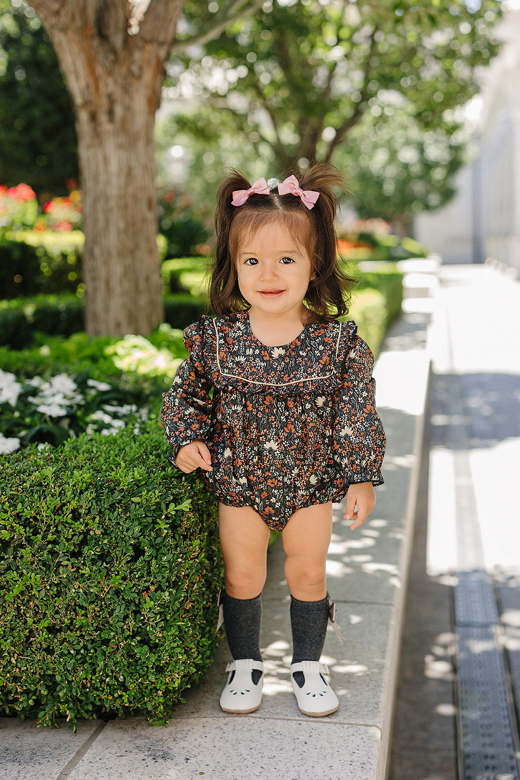 Midnight Meadow Romper - HoneyBug