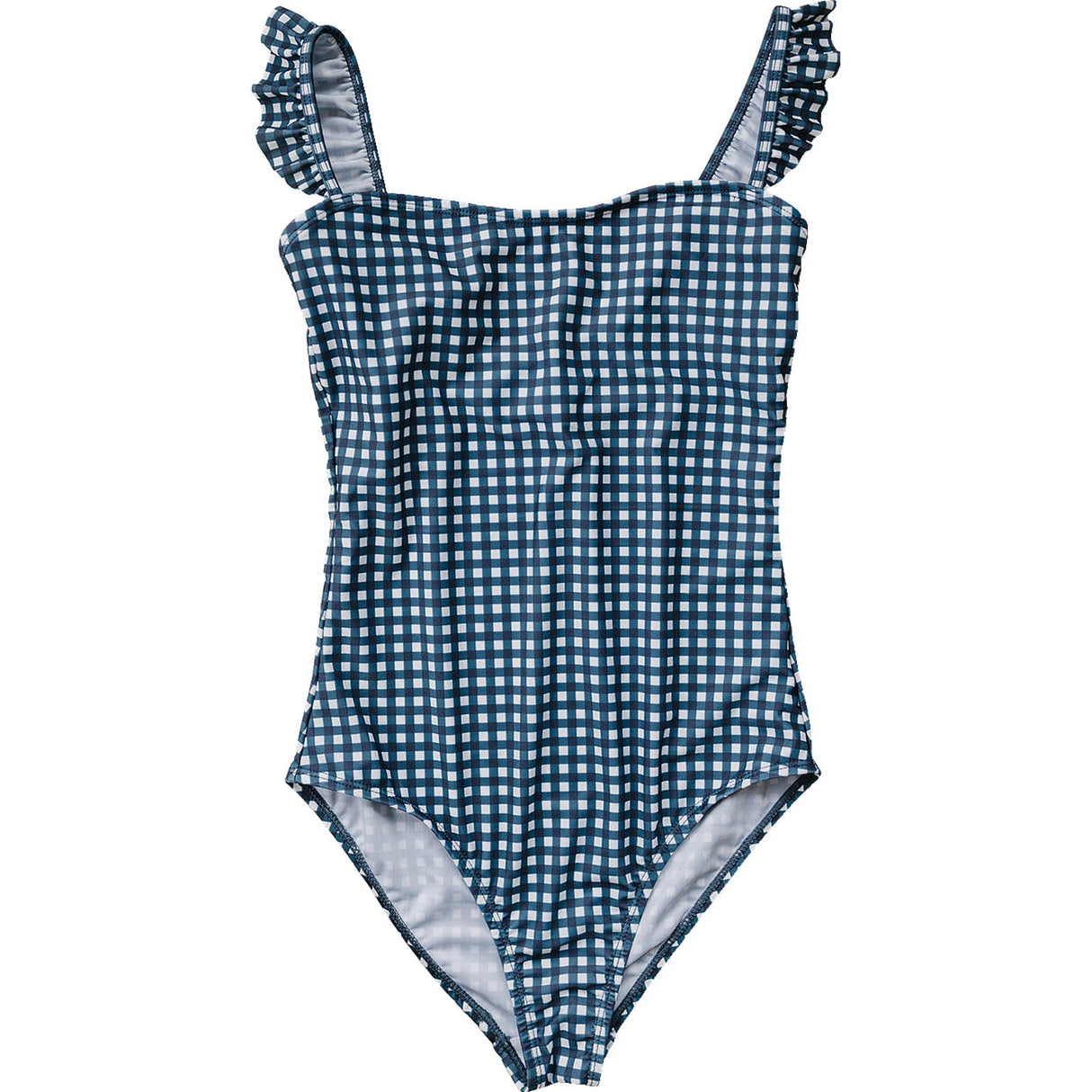 Navy Gingham Womenβs One-Piece - HoneyBug