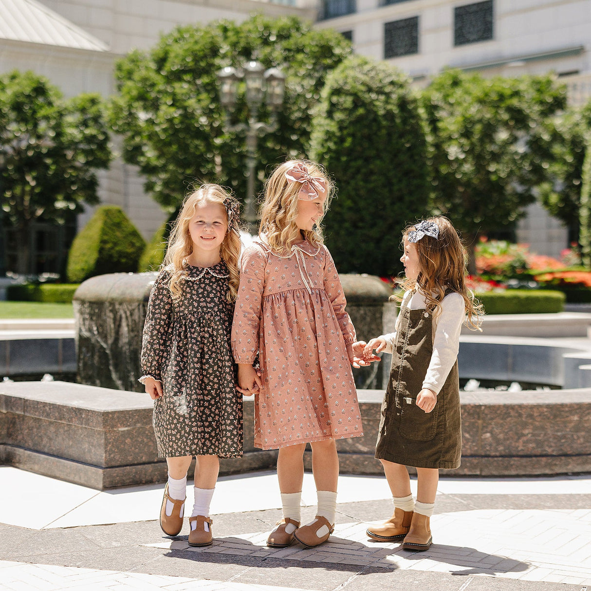 Vintage Pink Floral Dress - HoneyBug
