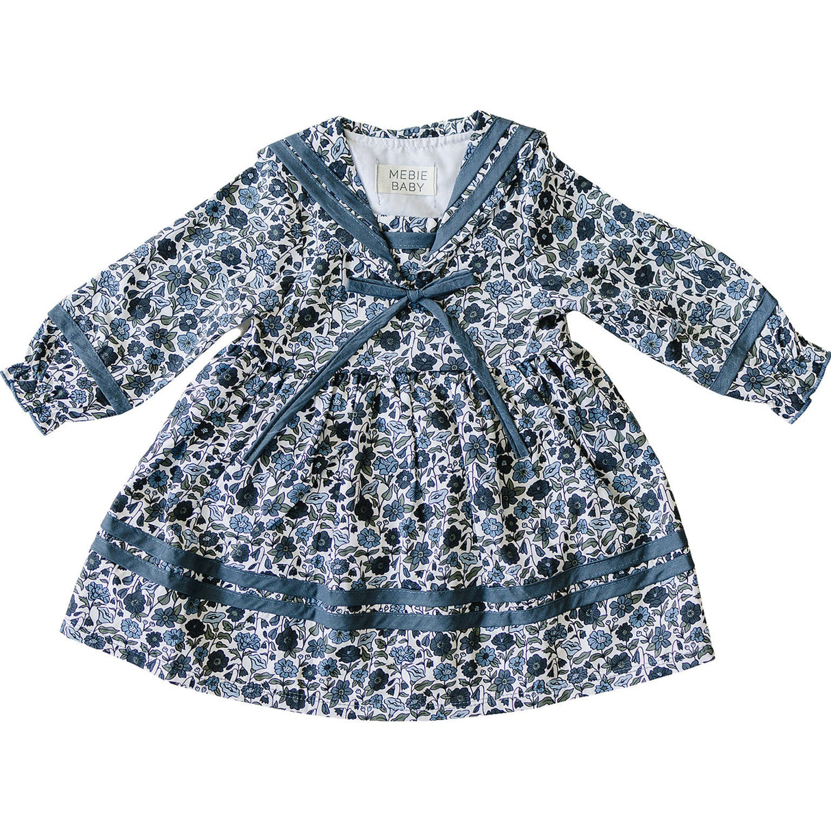 Floral Sailor Dress - HoneyBug
