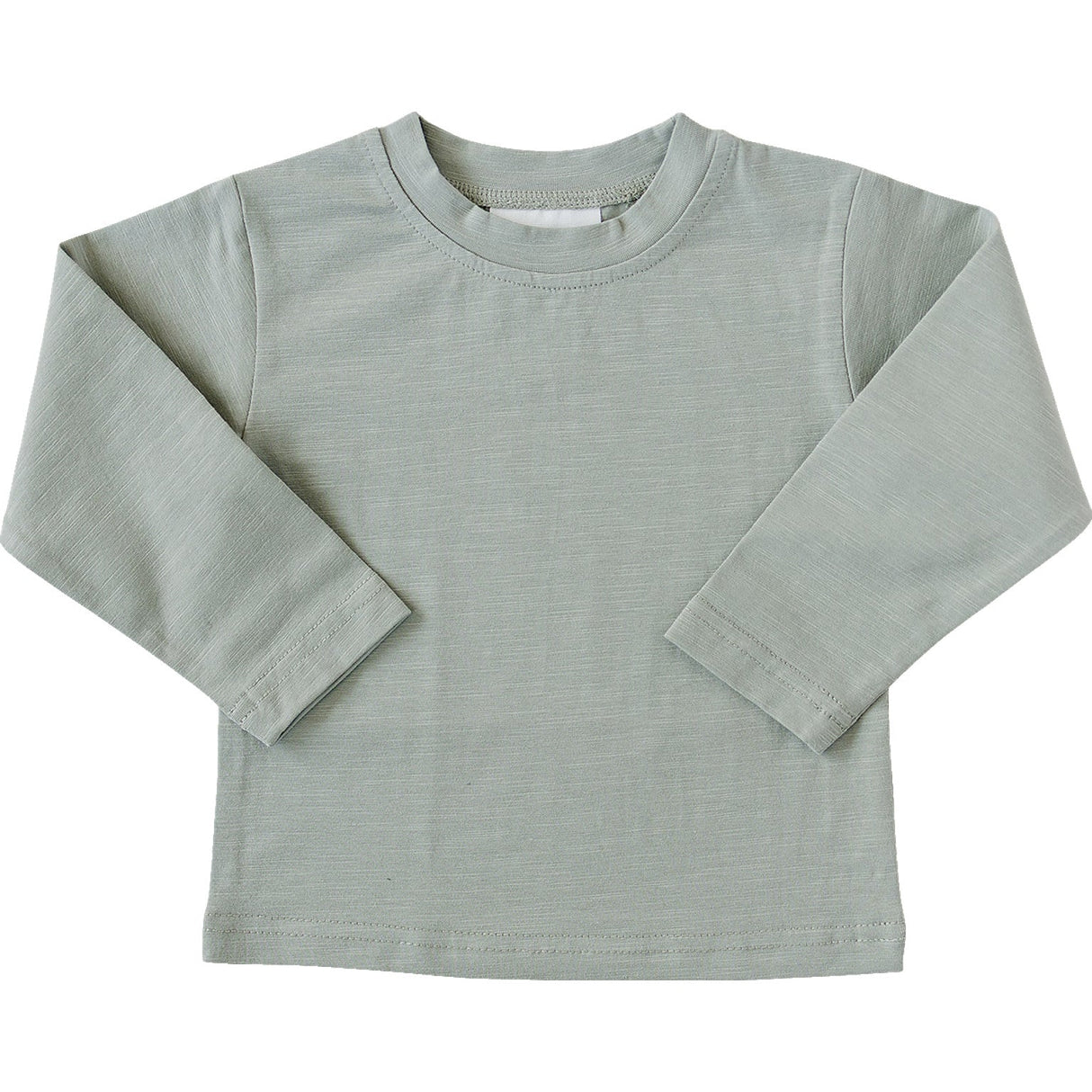 Sage Long Sleeve Cotton Tee - HoneyBug