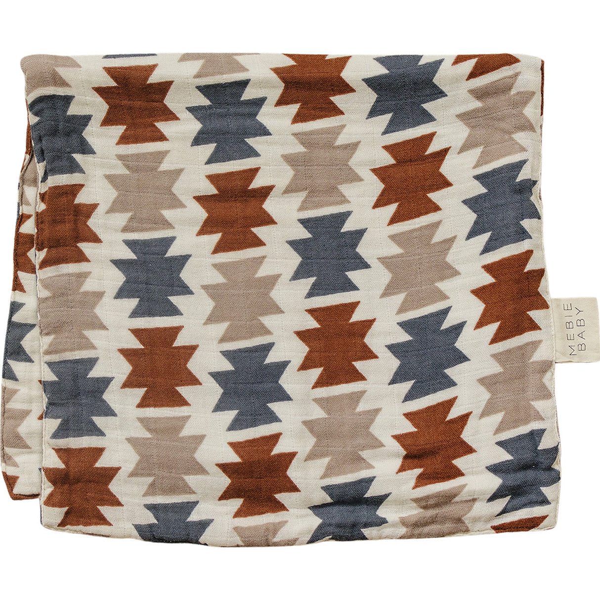 Western Aztec Muslin Burp Cloth - HoneyBug